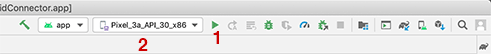 run icon bar